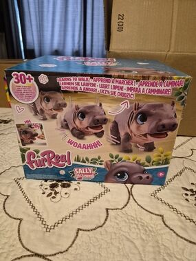 Sally the Silly Hippo Interactive Toy - Purple